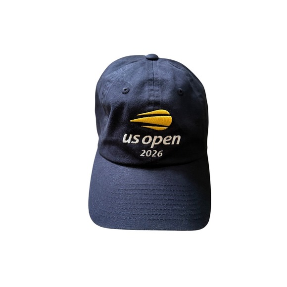 US Open 2026 IBM Tennis Baseball Cap Navy Blue Adjustable Hat